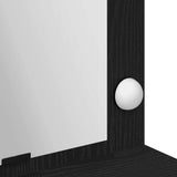 Dressing Table Black Oak 100 x 41 x 135 cm Engineered Wood 865101