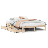 Bed Frame with Drawers without Mattress 150x200 cm King Size 3301950
