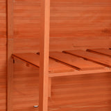 Garden Storage Shed 128x42x91 cm Wood 170650