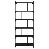 Bookcase Black oak 76 x 32 x 192 cm Engineered wood 882171