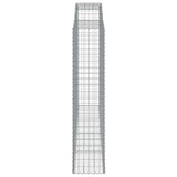 Arched Gabion Basket 300x50x220/240 cm Galvanised Iron 153521
