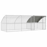 Chicken Cage 3 pcs Silver 600 x 200 x 200 cm Steel and PE 3381110