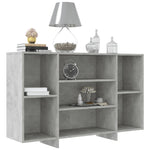 ZNTS Sideboard Concrete Grey 120x30x75 cm Engineered Wood 809624