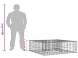 Gabion Raised Bed Silver 42033319