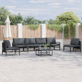 Garden Sofa Set Anthracite Steel 3378977
