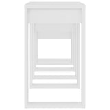 Nesting Tables 3 pcs White Engineered Wood 808603