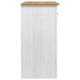 Microwave Sideboard PANAMA White and Honey Wax Solid-Pine 42033389