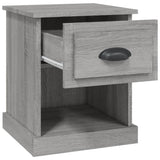 Bedside Cabinets 2 pcs Grey Sonoma 39x39x47.5 cm Engineered Wood 816141