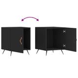 Bedside Cabinets 2 pcs Black 40x40x50 cm Engineered Wood 827503