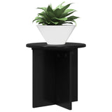 Plant Stand 2 pcs Black 40 x 40 x 40 cm Engineered Wood 899727
