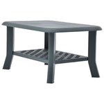 Coffee Table Green 90x60x46 cm Plastic 48794