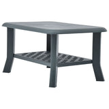 Coffee Table Green 90x60x46 cm Plastic 48794