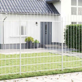 Garden Fence Woerden White 170 x 225 cm Powder-Coated Steel 42003921