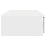 ZNTS Bed Drawers White 80x36,5x16,5 cm Engineered Wood 866923