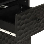 Bathroom Cabinet Black 38x33x160 cm Solid Wood Mango 356841
