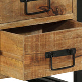 Bedside Cabinet Brown 40 x 40 x 59 cm Solid Mango Wood 4102730
