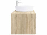 Bathroom Furniture Set 2 pcs Sonoma Oak Engineered Wood 3403986