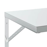 Wall Shelves 2 pcs 100x40 cm Silver Stainless Steel 3214502