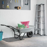 Wheelbarrow Tray Replacement Silver 80 x 60 x 25 cm 42007978