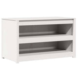 Kitchen Cabinet MEPPEL White 106 x 55 x 64 cm Solid Pine Wood 868154
