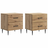Bedside Cabinet 2 pcs Artisan Oak 43 x 34.5 x 47.5 cm 894774