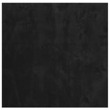 Rug HUARTE Short Pile Soft and Washable Black 120x120 cm 375113