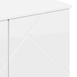 Bathroom Furniture Set with Drawer 3 pcs High Gloss White 3392957