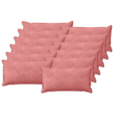 Cushion with Pillow HOUTEN 12 pcs Pink Velvet 933864