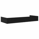 Bed Frame with Headboard Black Oak 90 x 200 cm Engineered Wood 3335230