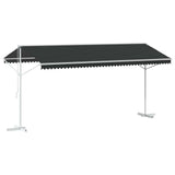 Free Standing Awning Anthracite 5 x 3 m Polyester 42033621
