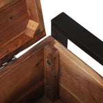 ZNTS Storage Chests 60x30x30cm Solid Reclaimed Wood and Metal 4015972
