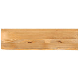 Table Top Live Edge 120x30x2.5 cm Solid Wood Mango 370434