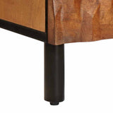Bedside Cabinet Brown 40 x 33 x 46 cm Solid Mango Wood 4017898