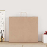 Paper Bags 250 pcs with Handles Brown 54x15x49 cm 4101822