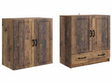 Cabinet Set 2 pcs Old Wood Engineered Wood 3416941
