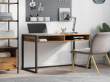 Desk with Storage Old Wood 100 x 50 x 75 cm Engineered Wood 886478