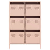 Highboard Pink 68x39x101.5 cm Steel 851221