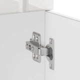 Kitchen Base Cabinet Lucca High Gloss White Engineered Wood 853699