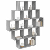 Wall Shelf Grey Sonoma 120 x 20 x 136 cm Engineered Wood 8012161