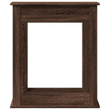 Fireplace Surround Brown Oak 75x20x87.5 cm Engineered Wood 854586