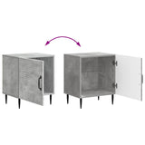 Bedside Cabinet Concrete Grey 43 x 34.5 x 50 cm Engineered Wood 894801