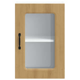 Kitchen Wall Cabinet with Glass Door Kalmar Artisan Oak Engineered Wood 853536