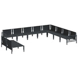 Garden Sofa Set Anthracite Steel 3378998