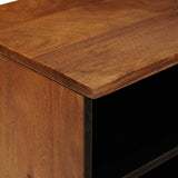 TV Cabinet with Drawer Walnut 100 x 33 x 46 cm Solid Mango Wood 4018240