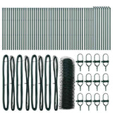 Hexagonal Fence Ground Fix 100 x 0.4 m PVC-Coated Steel Green 3352731