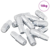 Shelf Peg 7200 pcs Silver 7 x 16 mm Iron 864606