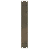 Dining Table Legs U-Shaped 2 pcs Natural Steel 60x cm Steel 4013183