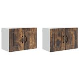 Wall Cabinet PORTO 2 pcs Smoked Oak 60 x 31 x 40 cm 885276