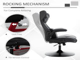 Video Game Chair with Lumbar Support, Racing Style Home Office Chair, Computer Chair with Swivel T3398P377468