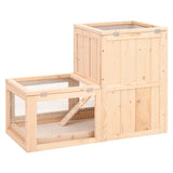 Hamster Cage 81x40x60 cm Solid Wood Fir 172384